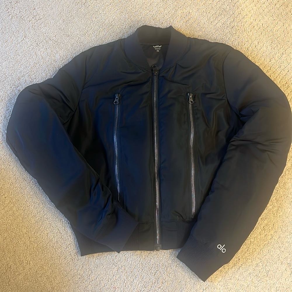 Alo Yoga Women's Off-Duty Bomber Jacket 2